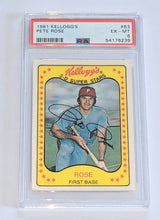 Load image into Gallery viewer, 1981 Kelloggs 3-D Superstars Pete Rose Card #63 PSA 6
