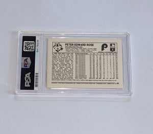 1981 Kelloggs 3-D Superstars Pete Rose Card #63 PSA 6