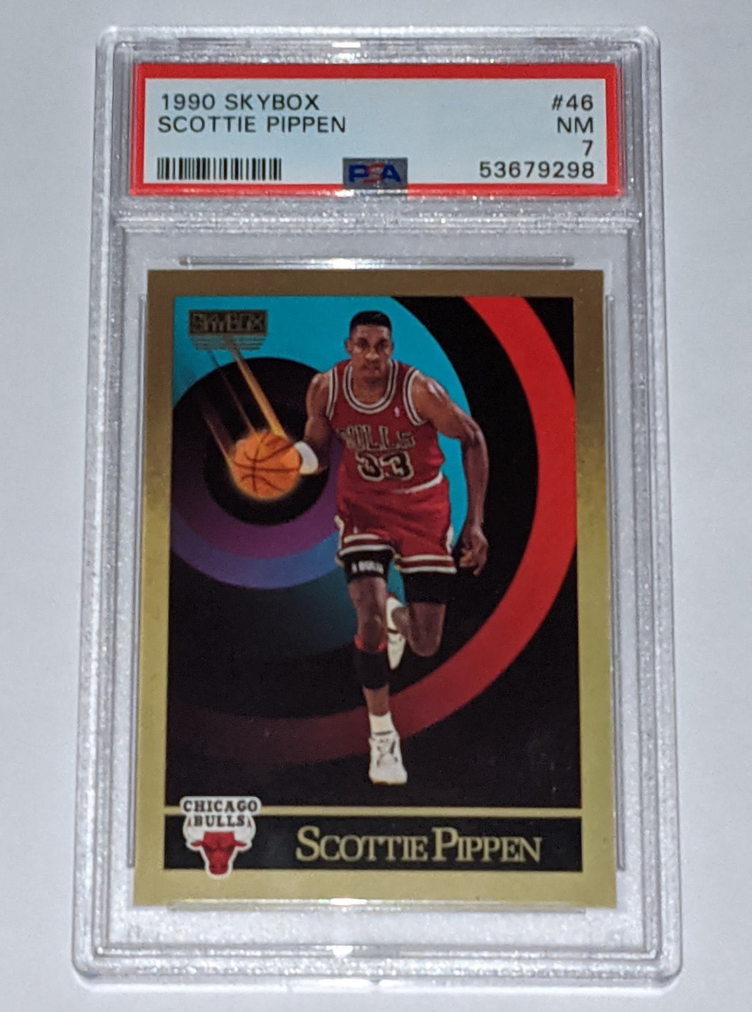 1990 Skybox Scottie Pippen Card #46