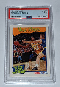 1991 Hoops Magic Johnson Card #535