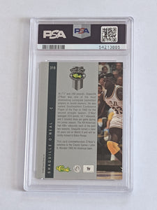 1992 Classic 4 Spot Shaquille O'Neal Card #318