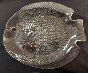 Five Arcoroc France Fish Plates
