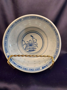 Chinese Porcelain Rice Flower Rice Bowls